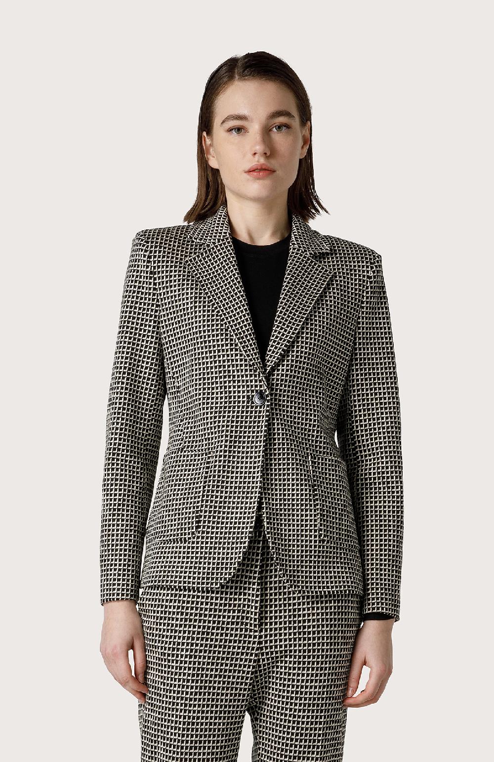 Seventy Blazer in maglia jacquard - Col. Nero Latest stili