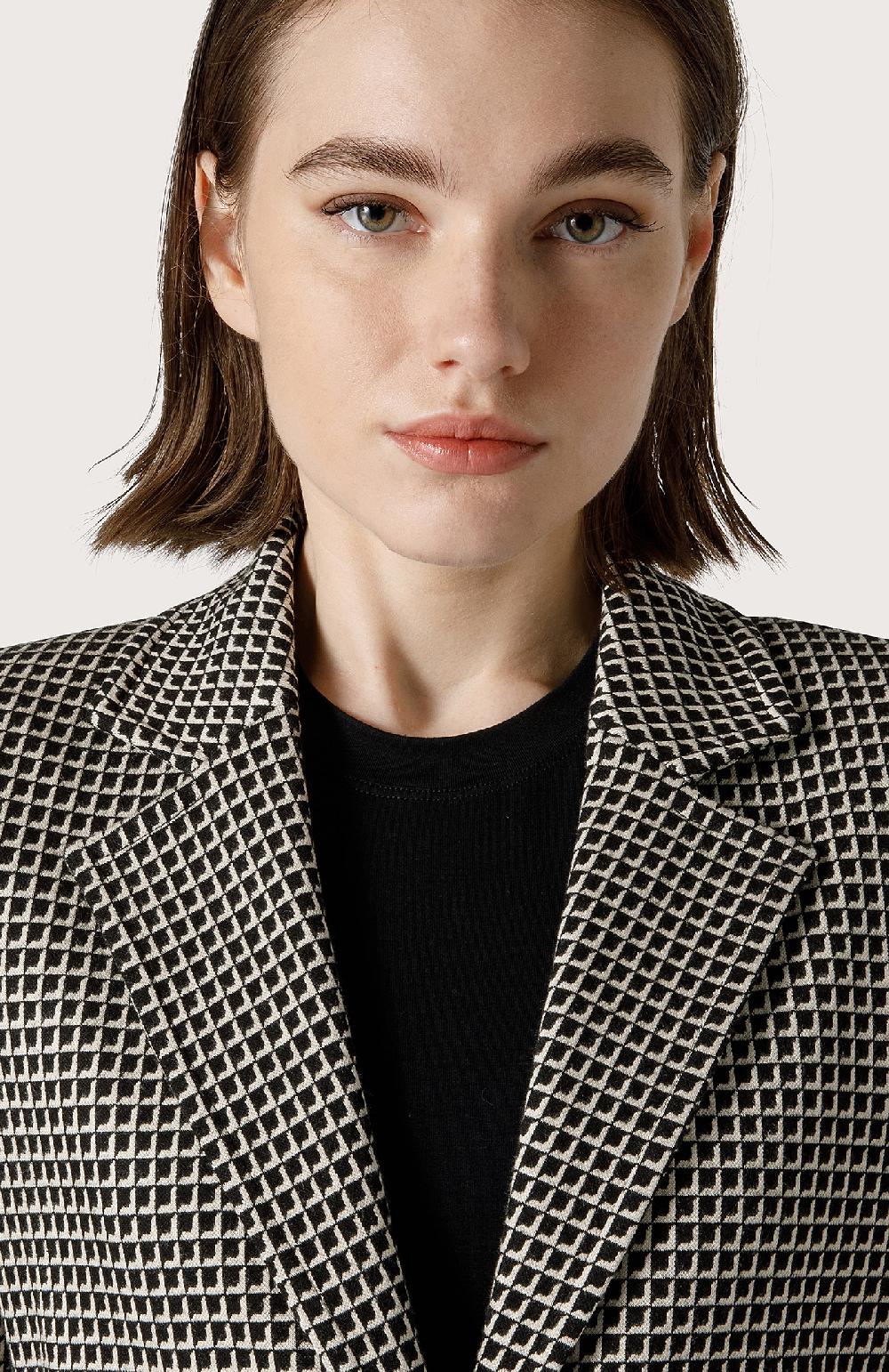 Seventy Blazer in maglia jacquard - Col. Nero Latest stili