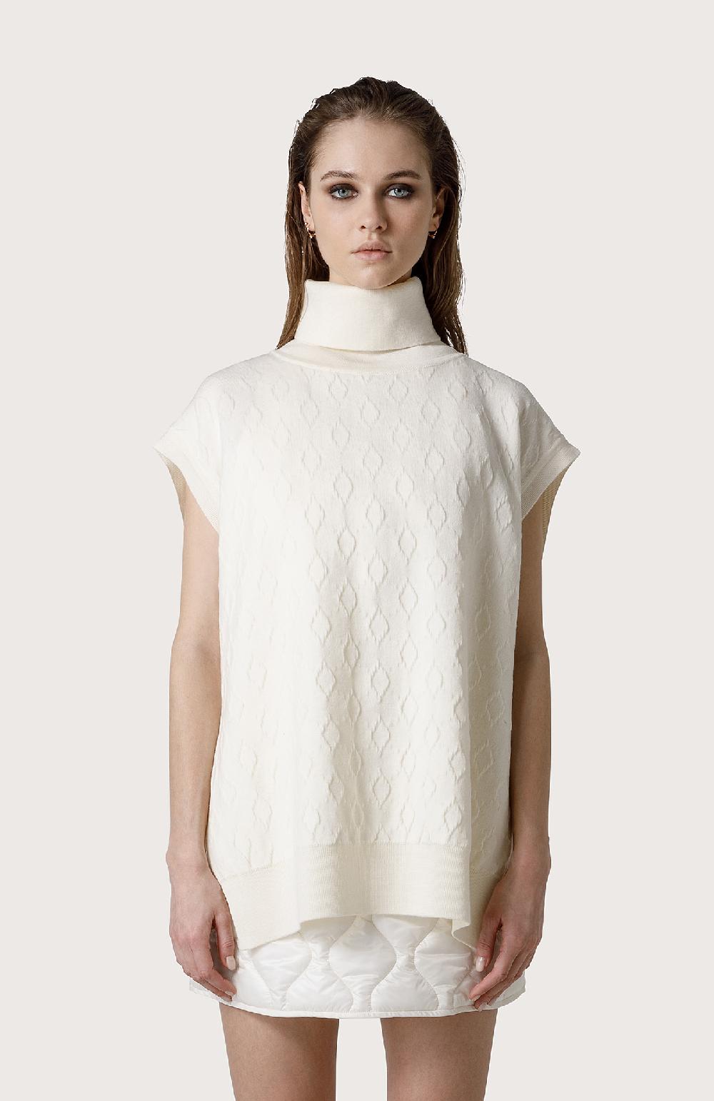 Seventy Gilet over - Col. Bianco Offerta speciale della fabbrica