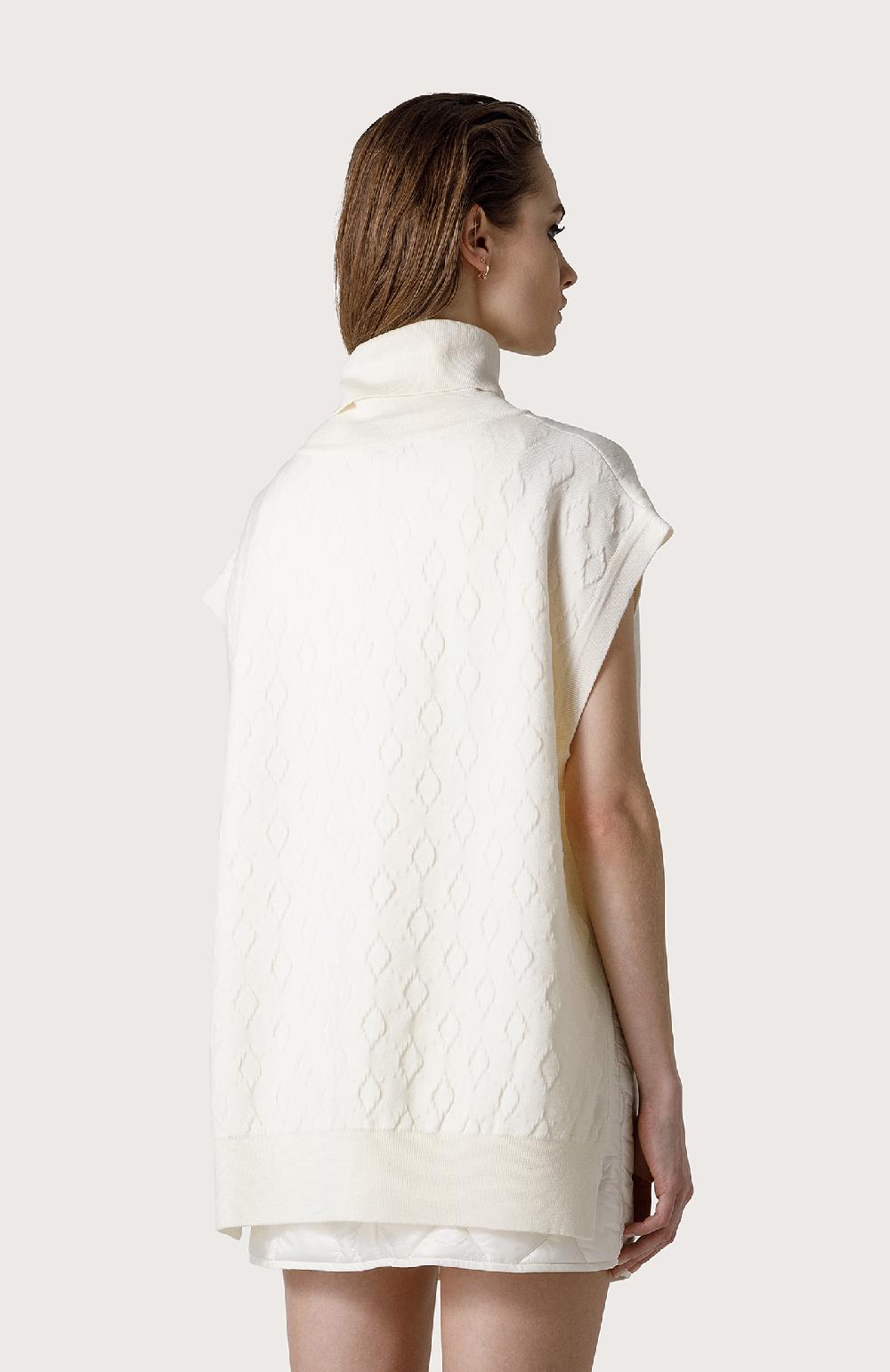 Seventy Gilet over - Col. Bianco Offerta speciale della fabbrica