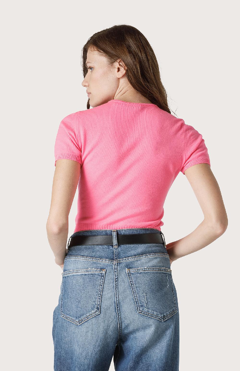 Seventy Maglia a mezze maniche stretch - Col. Rosa Sostegno trimestrale
