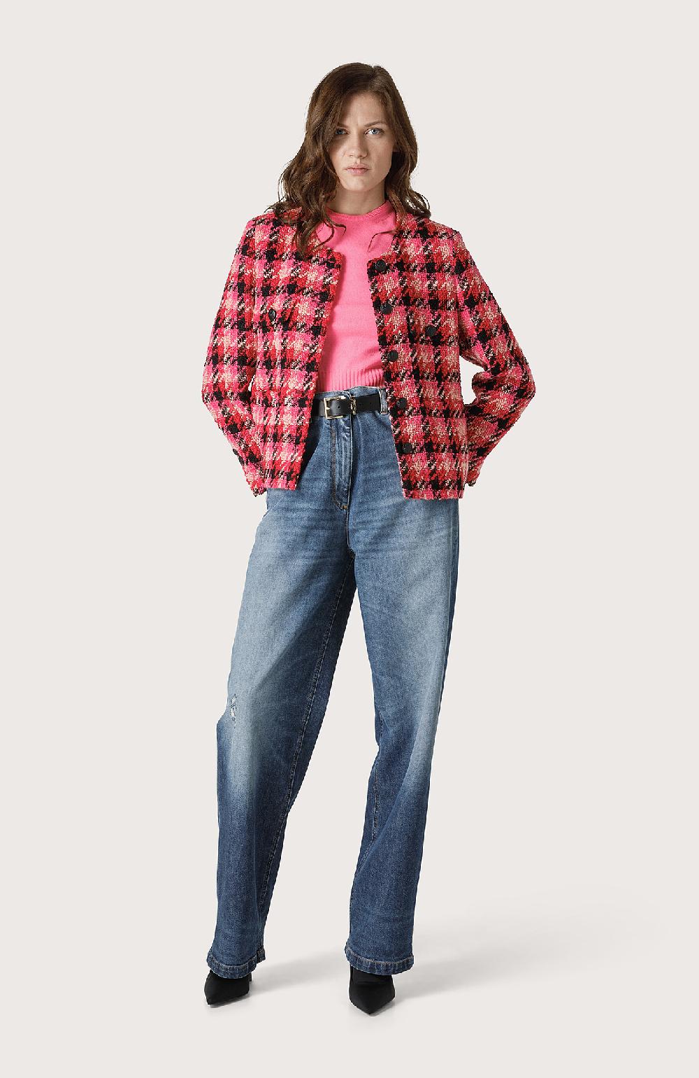 Seventy Maglia a mezze maniche stretch - Col. Rosa Sostegno trimestrale