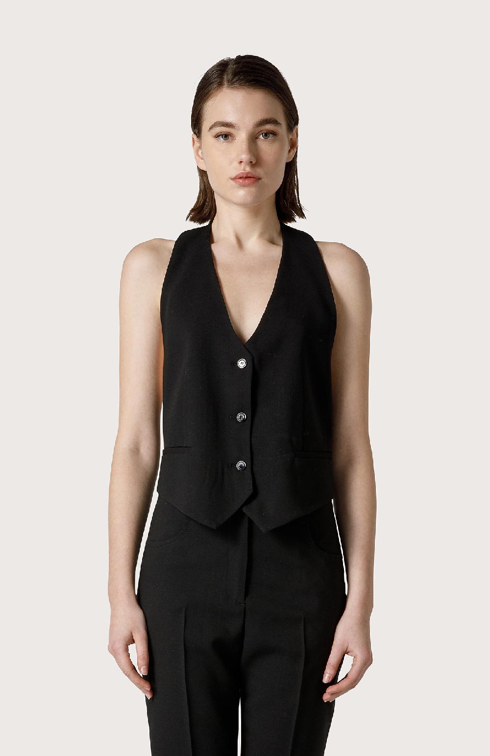 Seventy Top a gilet - Col. Nero Fino al 55% di sconto