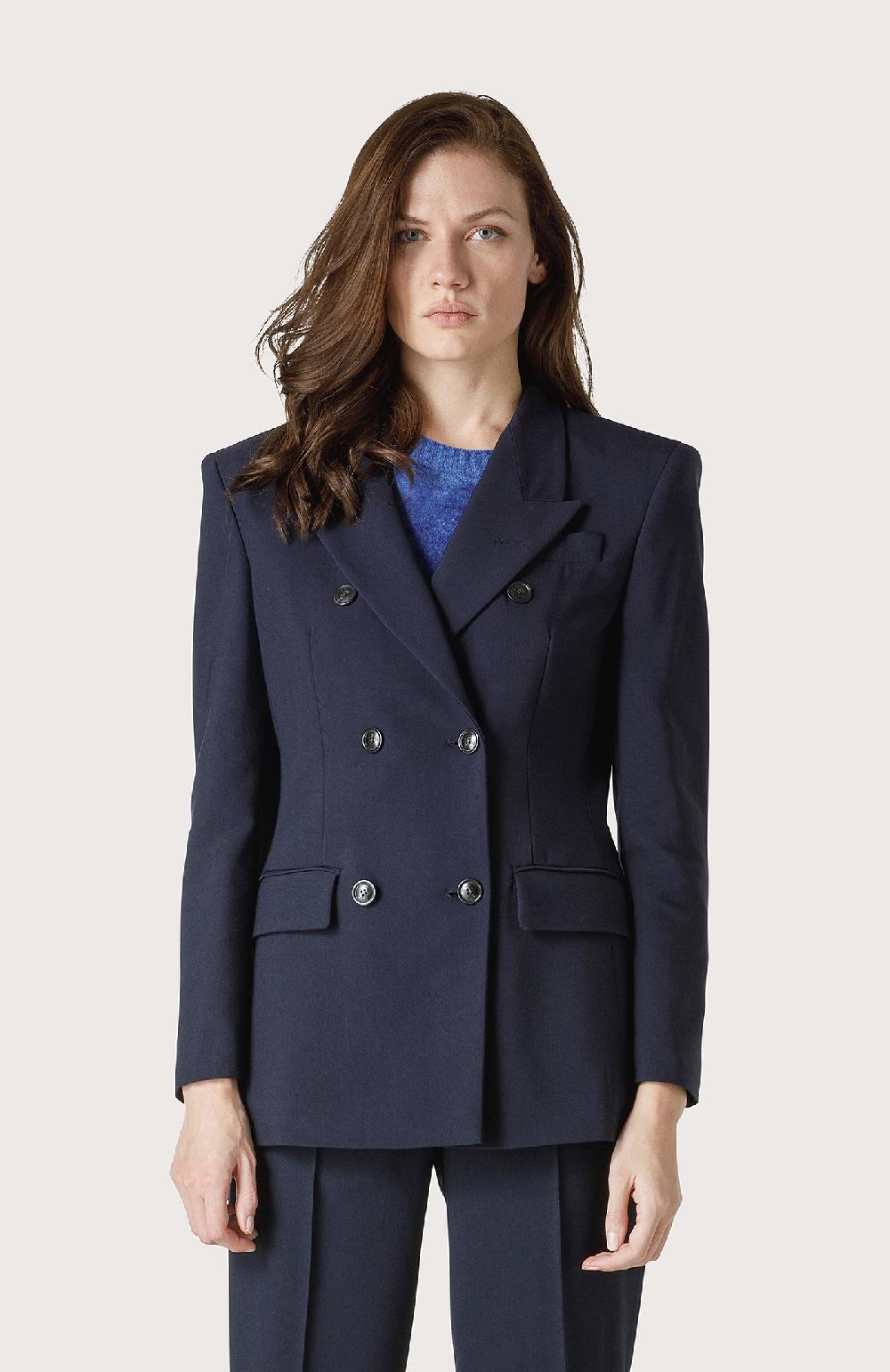 Seventy Giacca doppiopetto con spalla classica - Col. Blu Super sconto