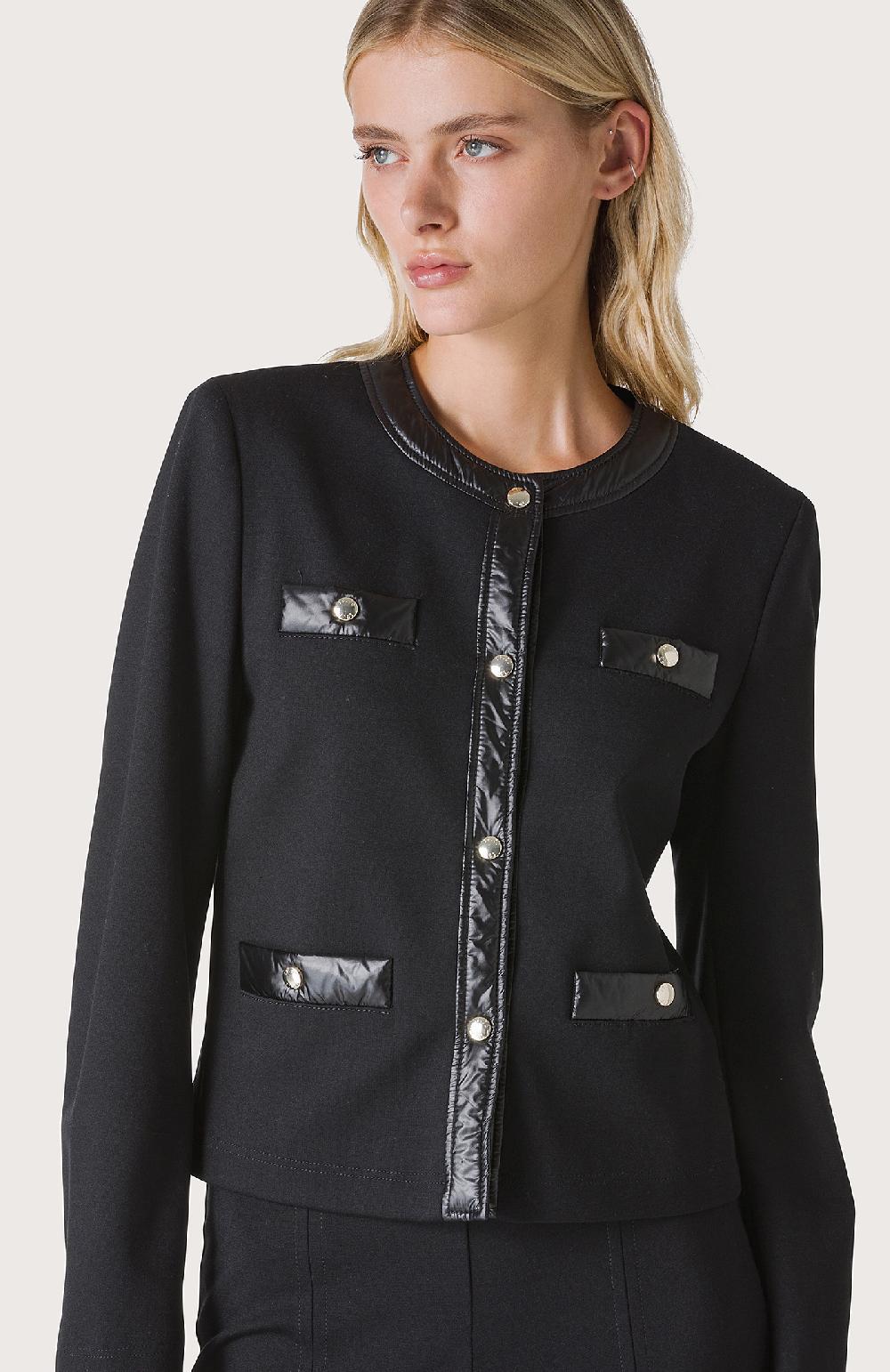 Seventy Giacca a taglio corto e bottoni push - Col. Nero 50% di sconto con spedizione gratuita