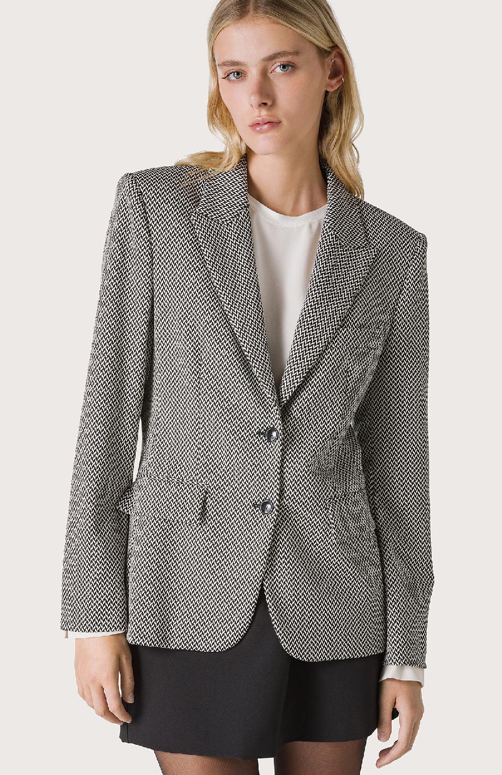Seventy Giacca monopetto in maglia - Col. Nero Officina