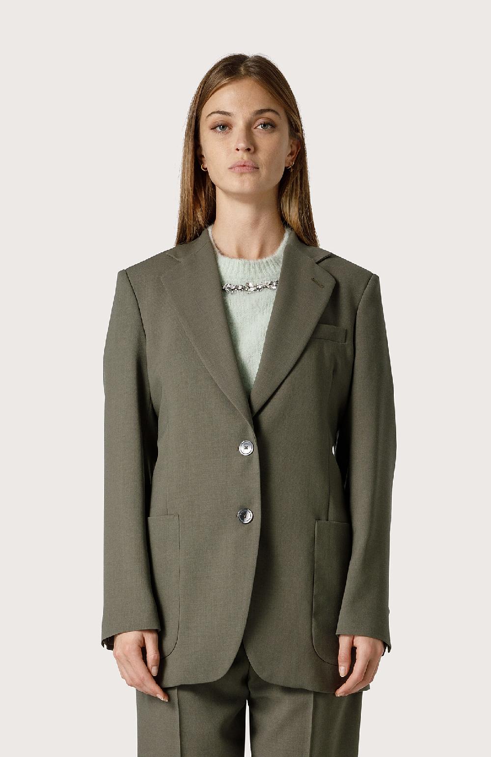 Seventy Blazer in fresco di lana - Col. Verde Esporta salva