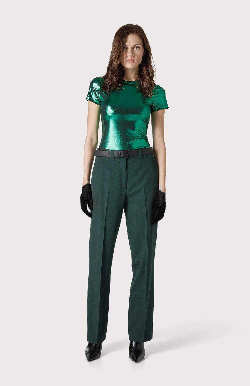 Seventy T-shirt effetto laminato - Col. Verde Duty-free