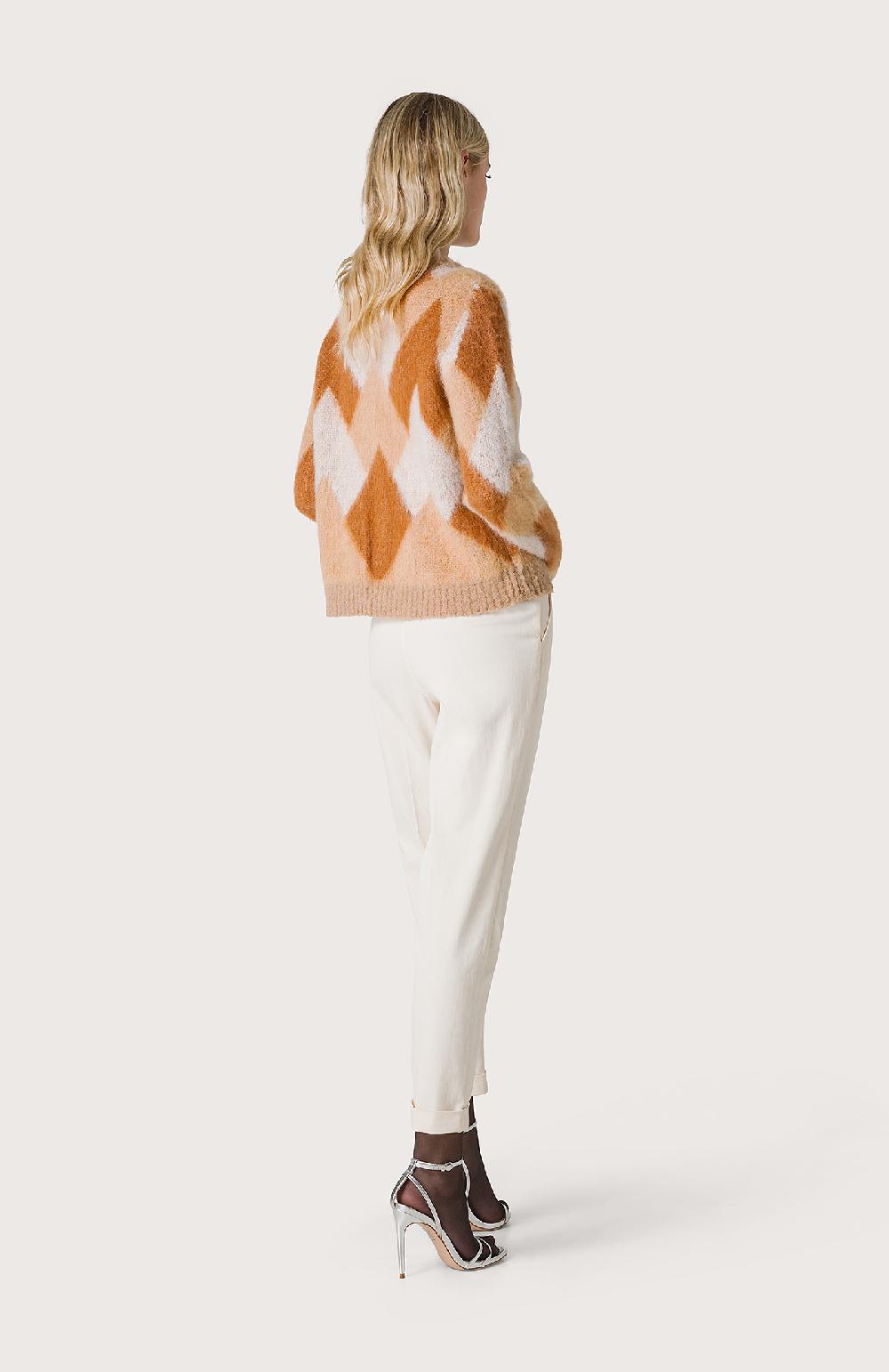 Seventy Pantalone chino con risvolti - Col. Bianco Acquista Ora
