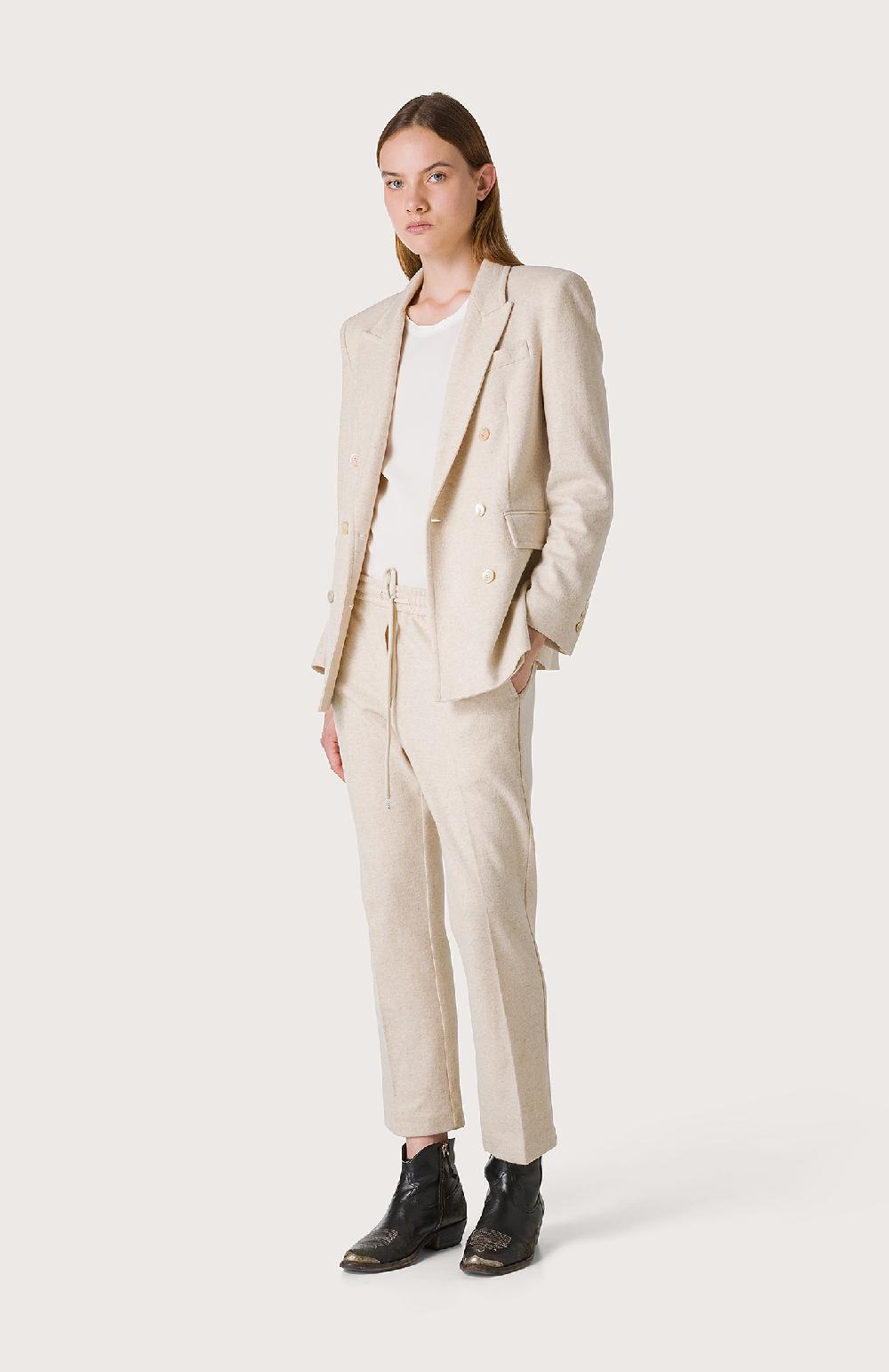 Seventy Pantalone elasticato effetto infeltrito - Col. Neutro Promozione Limitata