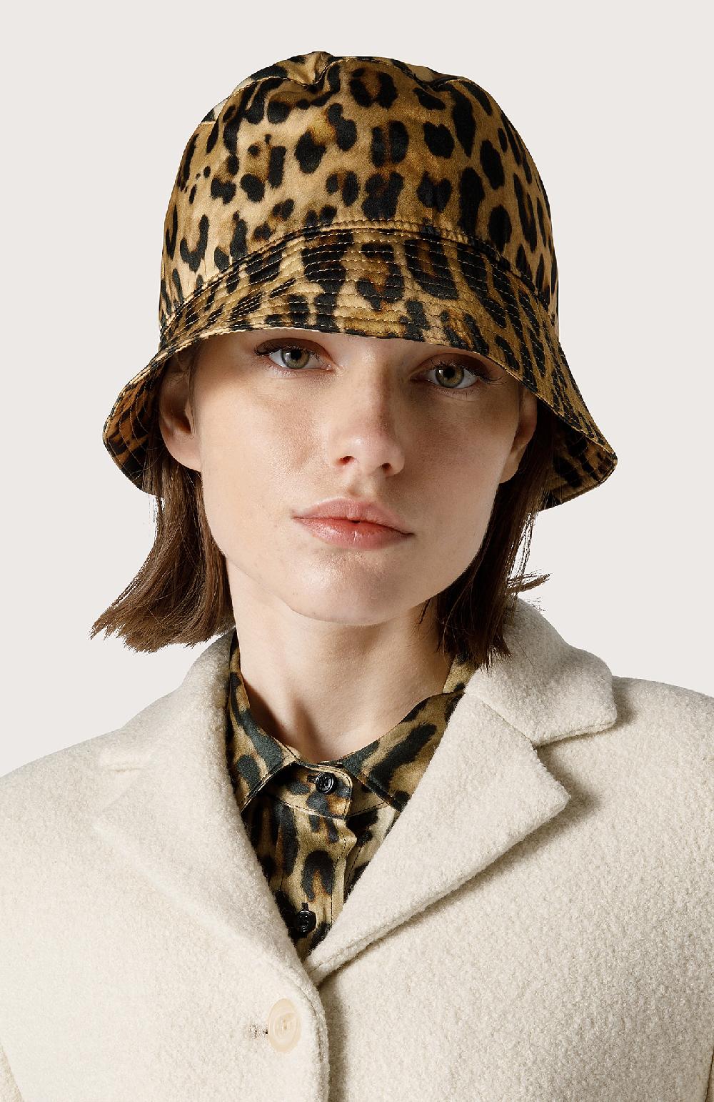 Seventy Cappello in raso animalier - Col. Bianco Sconto