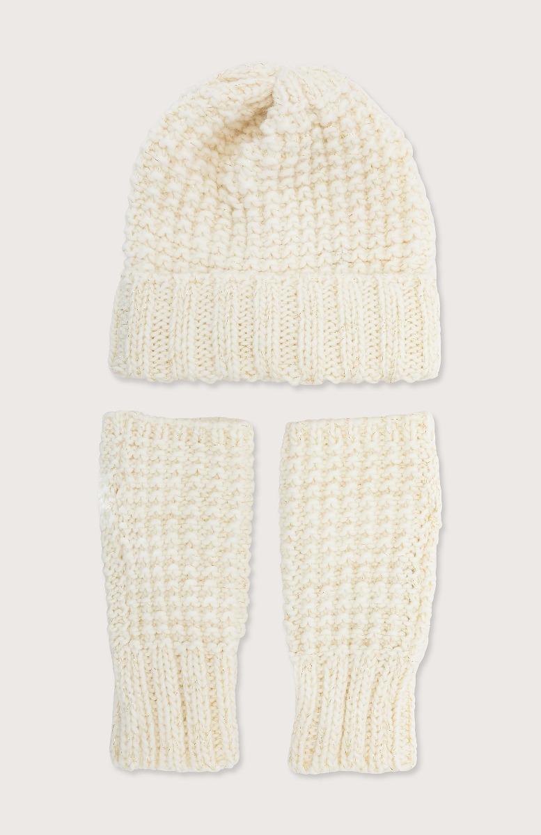 Seventy Kit berretto e guanti - Col. Bianco Outlet