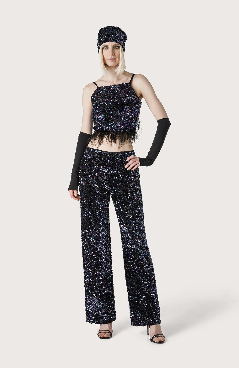 Seventy Berretto total paillettes - Col. Nero Offerte
