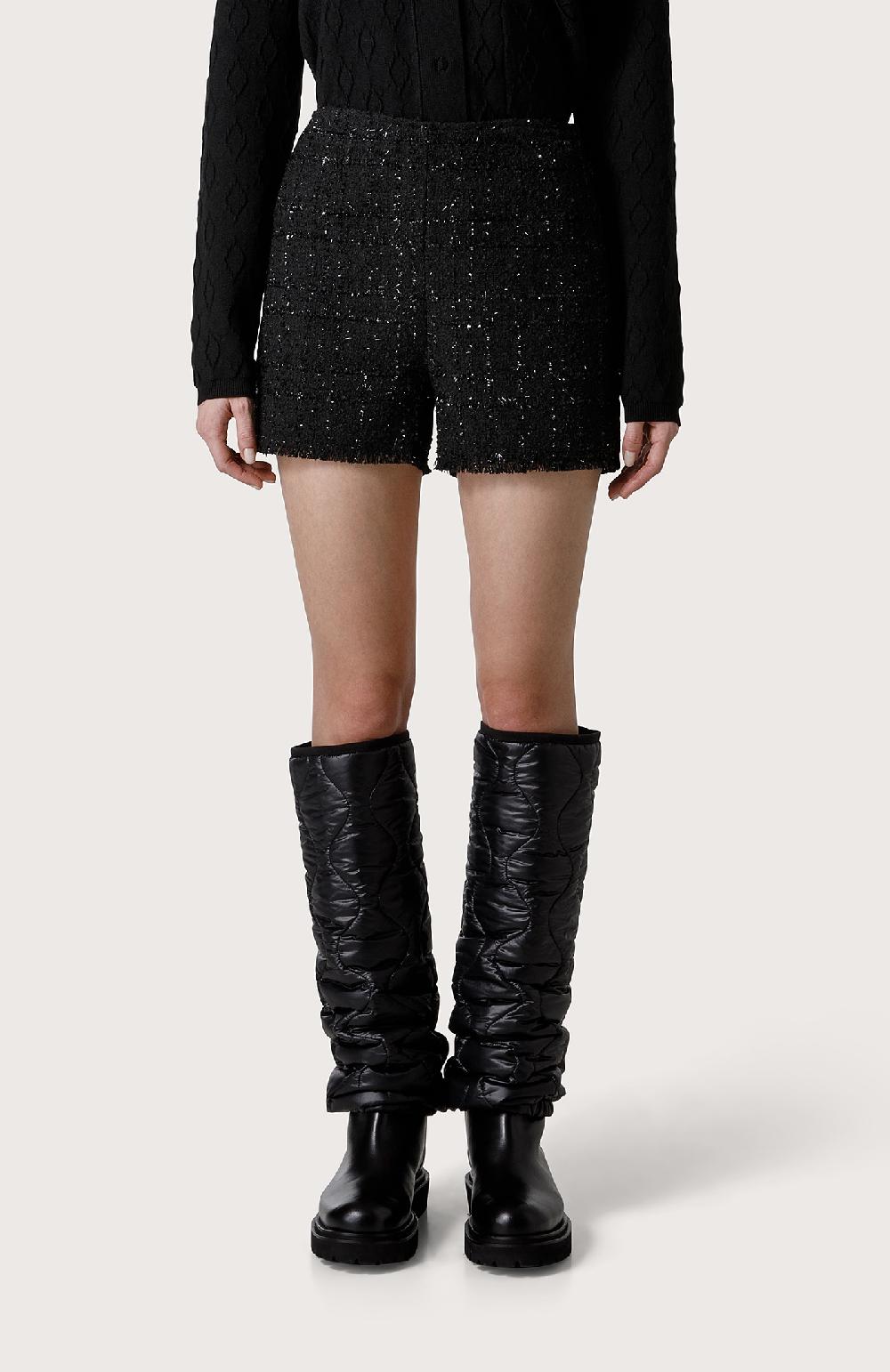 Seventy Shorts sfrangiati con lurex - Col. Nero I Più Venduti