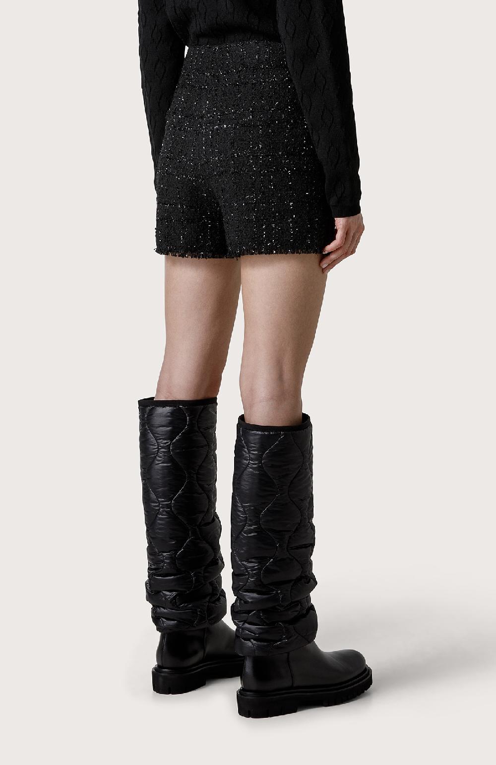Seventy Shorts sfrangiati con lurex - Col. Nero I Più Venduti