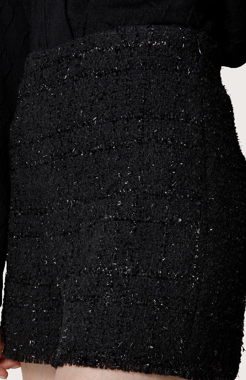 Seventy Shorts sfrangiati con lurex - Col. Nero I Più Venduti