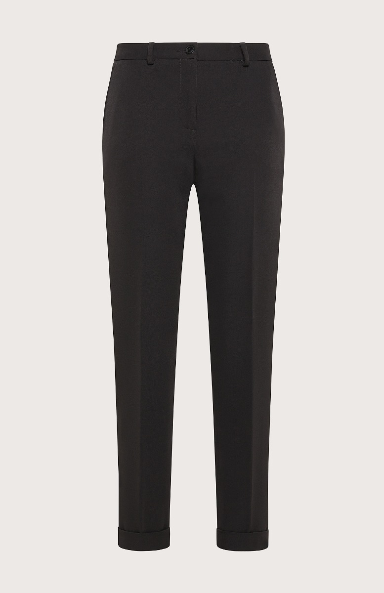 Seventy Pantalone chino con risvolti - Col. Nero Vendite Flash