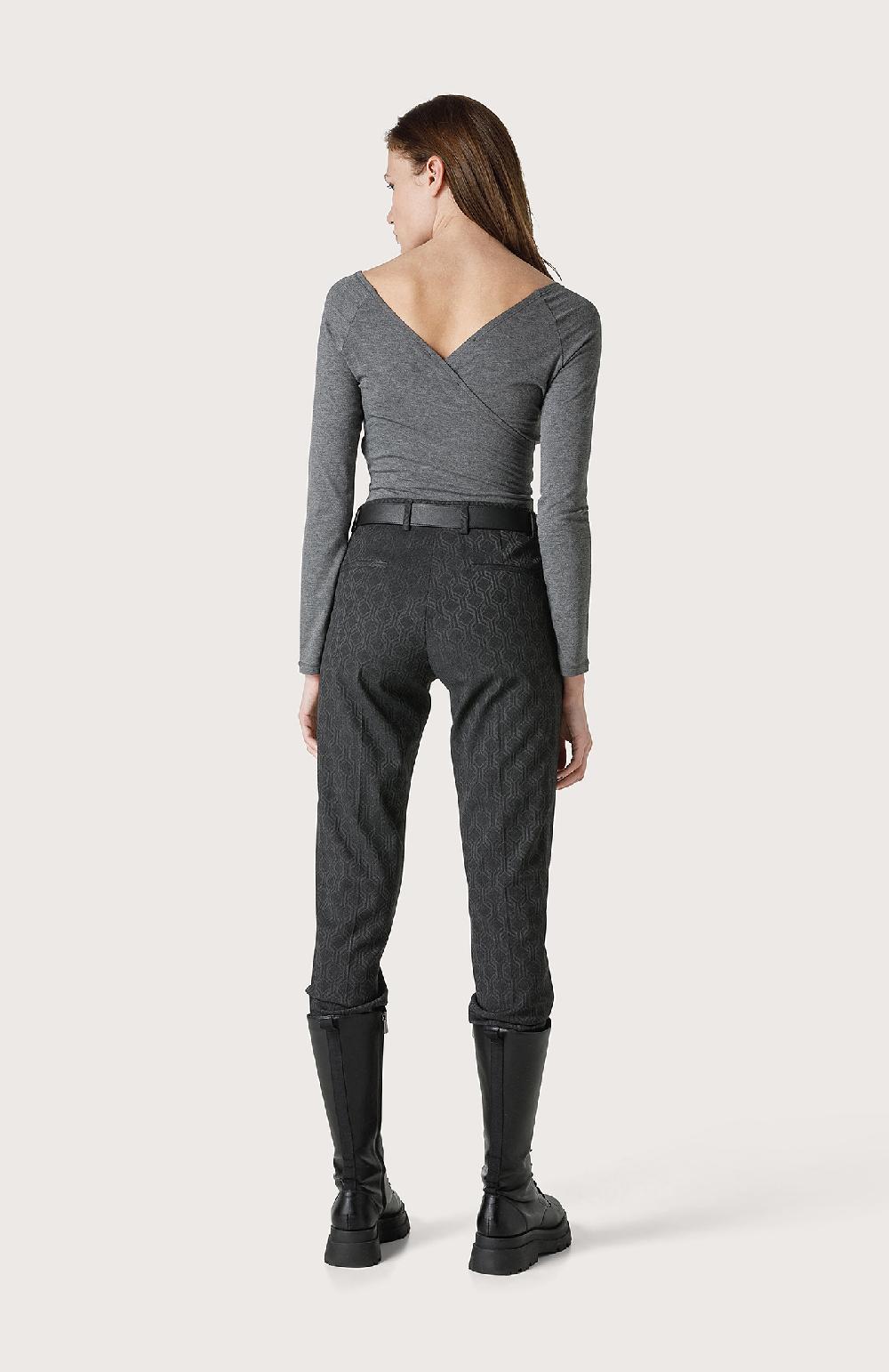 Seventy Pantalone chino regular con geometrie - Col. Grigio Negozio