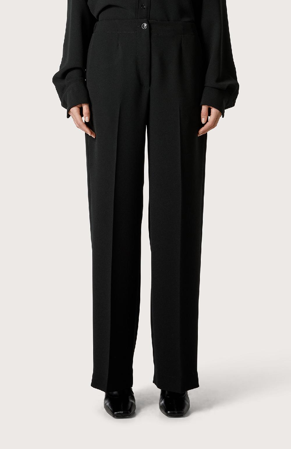 Seventy Pantalone in cady stretch - Col. Nero Sconto di tempo limitato