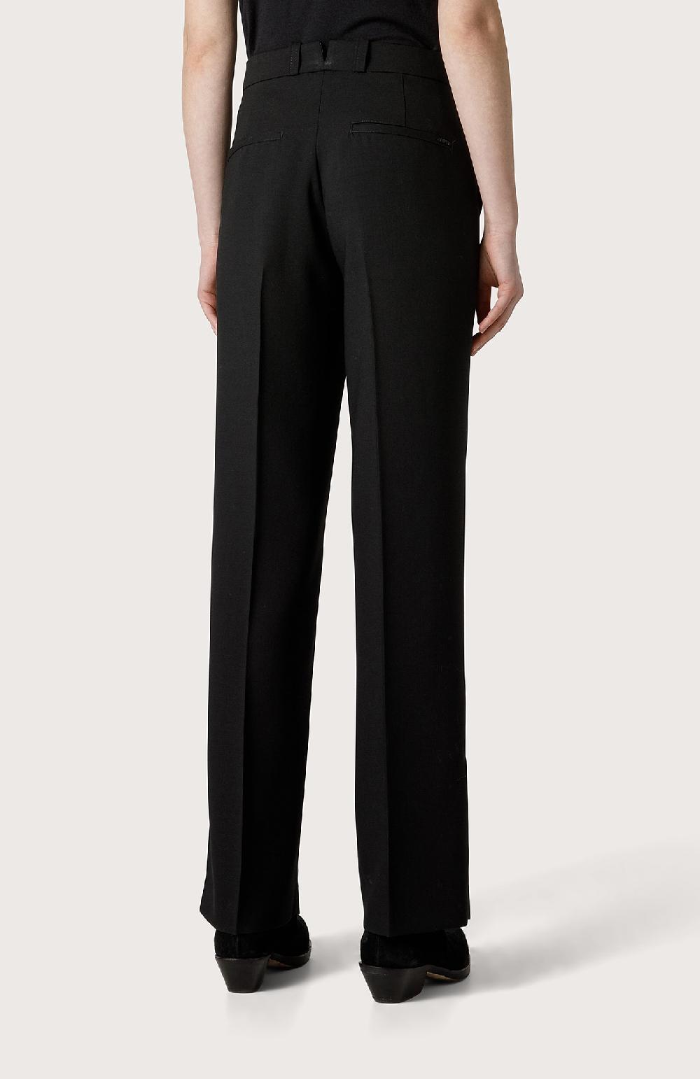 Seventy Pantalone in fresco di lana - Col. Nero Prezzo di fabbrica