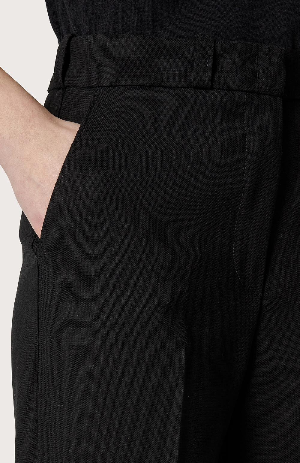Seventy Pantalone in fresco di lana - Col. Nero Prezzo di fabbrica