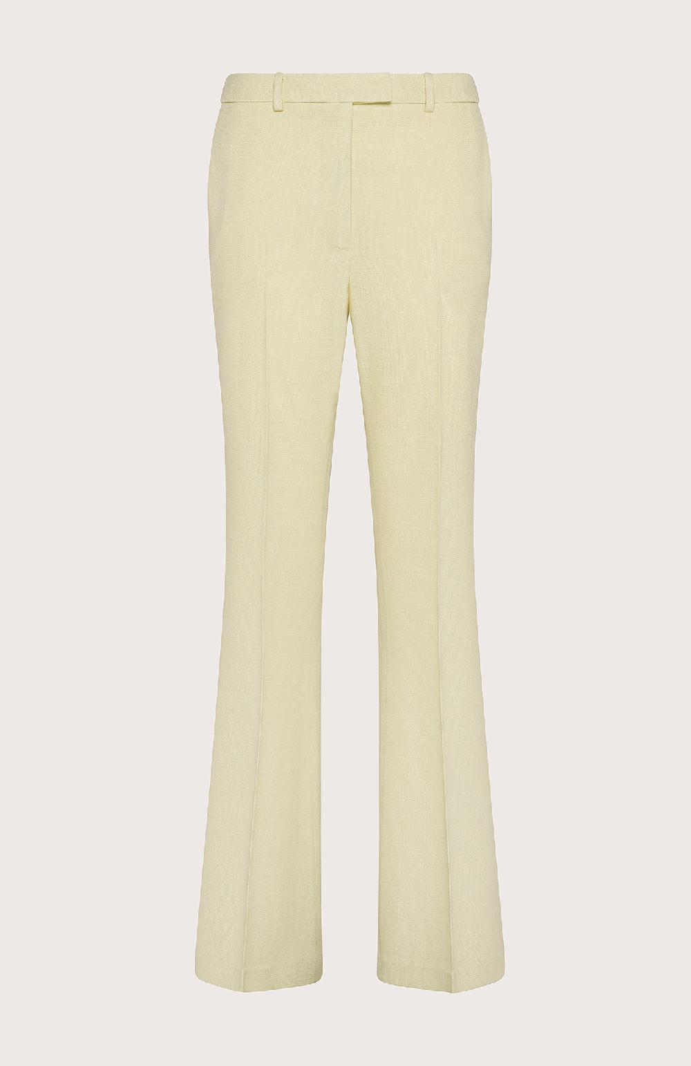 Seventy Pantalone in lana e viscosa - Col. Giallo Vendite stagionali