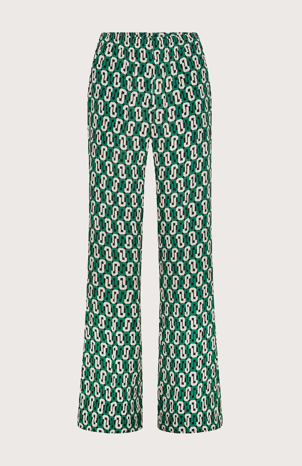 Seventy Pantalone con geometrie logo - Col. Verde Black Friday
