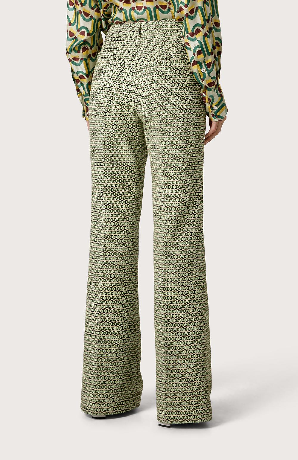 Seventy Pantalone stretch mini flare - Col. Verde Cyber Monday