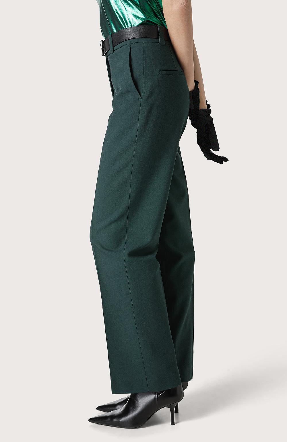 Seventy Pantalone chino in tricotina stretch - Col. Verde Offerta Pasqua