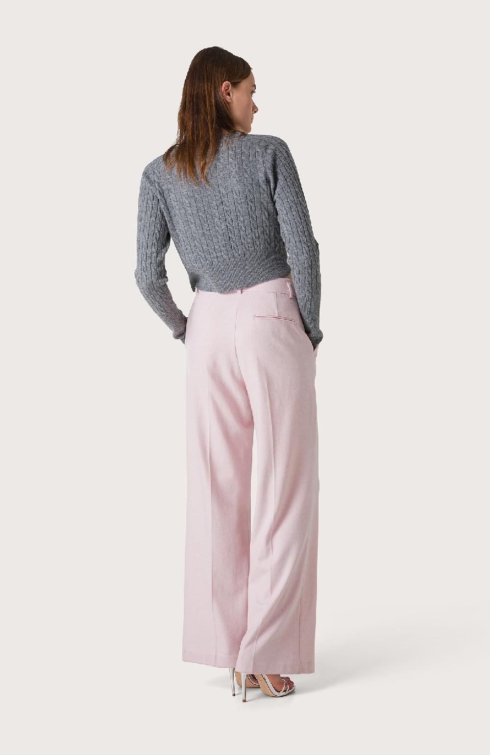 Seventy Pantalone a vita alta con tasca americana - Col. Rosa Offerta San Valentino