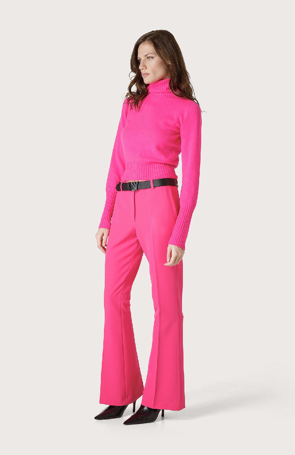 Seventy Pantalone chino a zampa - Col. Rosa Offerta Anniversario