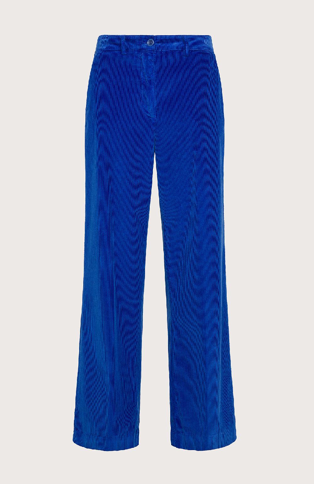 Seventy Pantalone chino in velluto a righe - Col. Blu Online Outlet