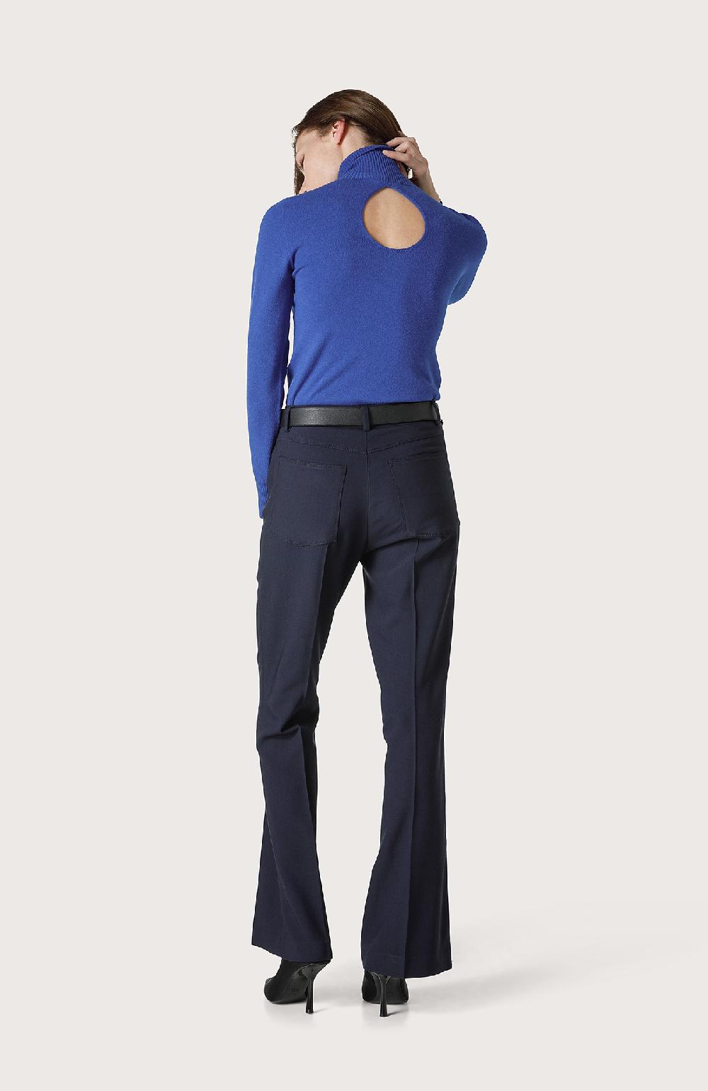 Seventy Pantalone a vita alta - Col. Blu Lightning offer