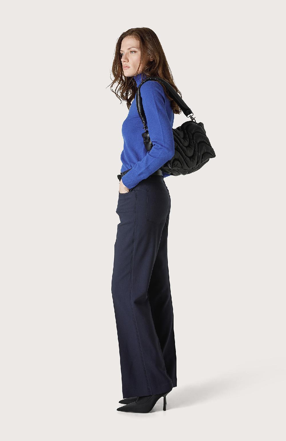 Seventy Pantalone a vita alta - Col. Blu Lightning offer