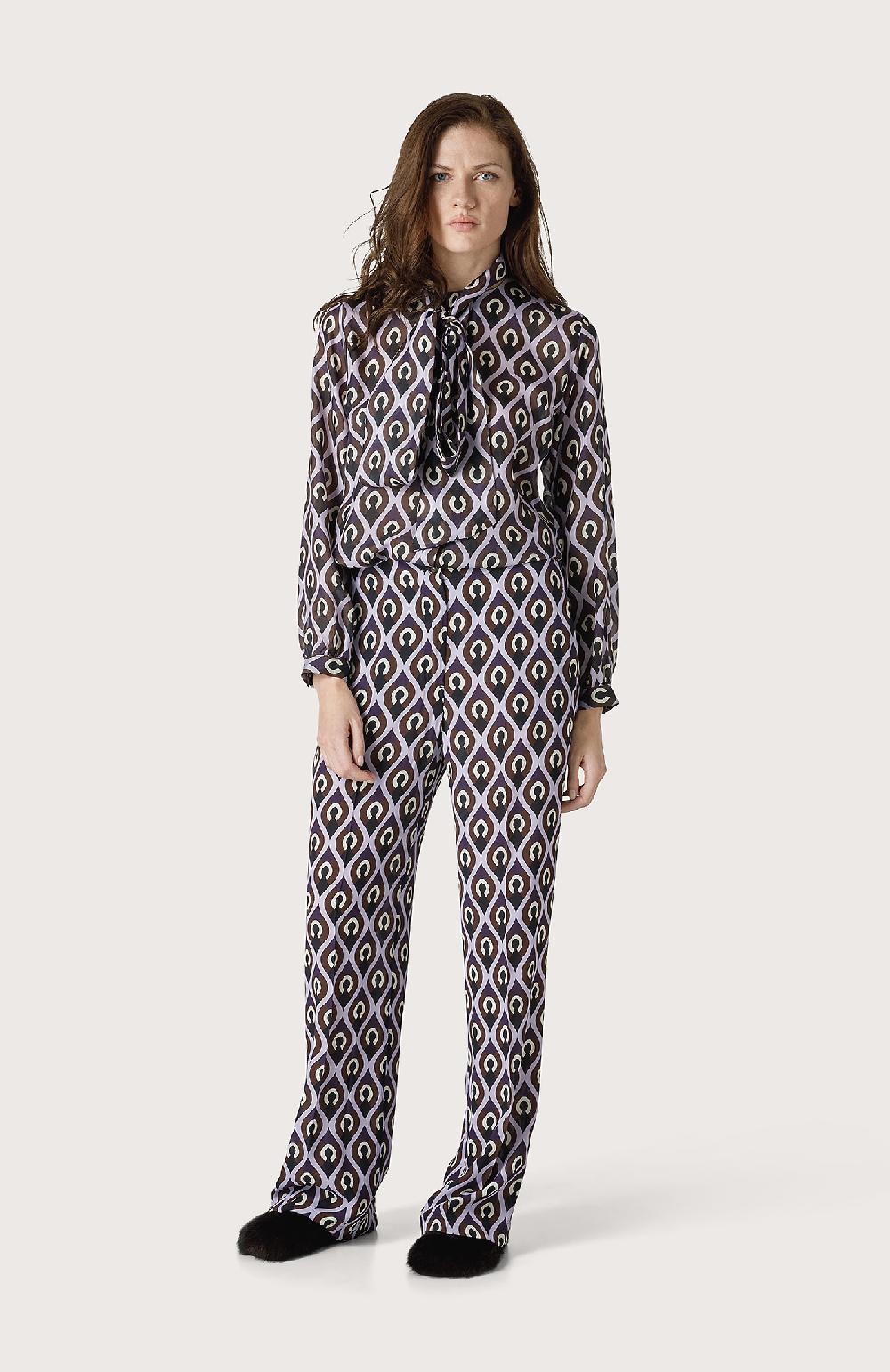 Seventy Pantalone effetto decò - Col. Viola Offerte speciali