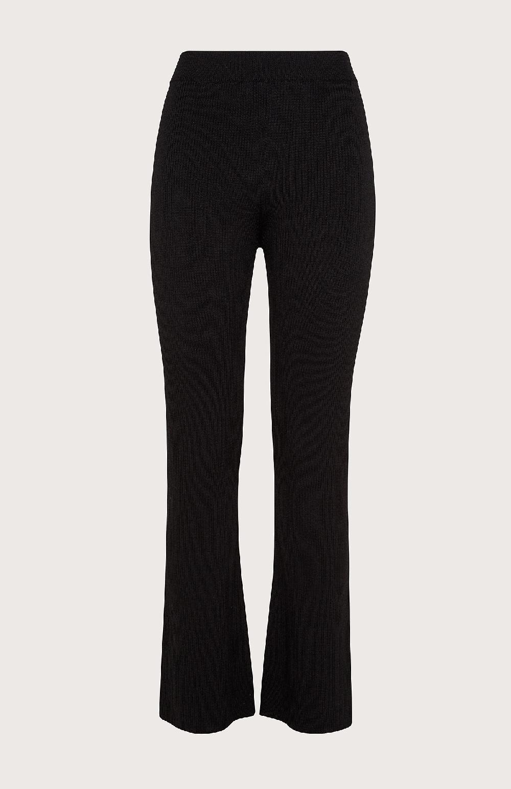 Seventy Pantalone tricot in pura lana - Col. Nero Ritorno libero