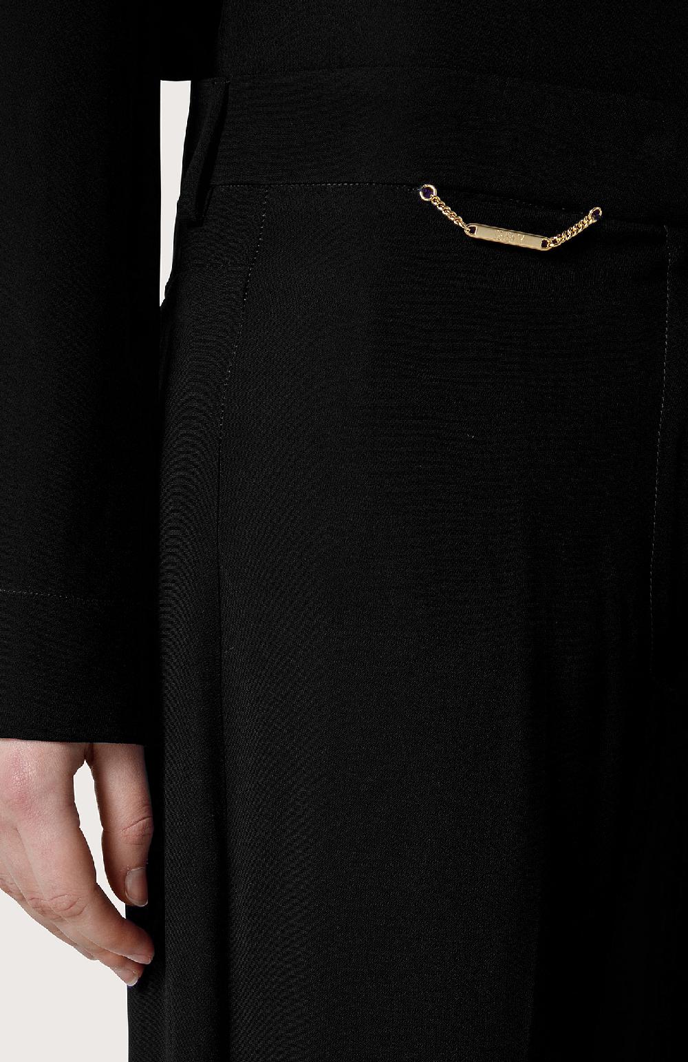 Seventy Pantalone a vita alta - Col. Nero Rilascio limitato