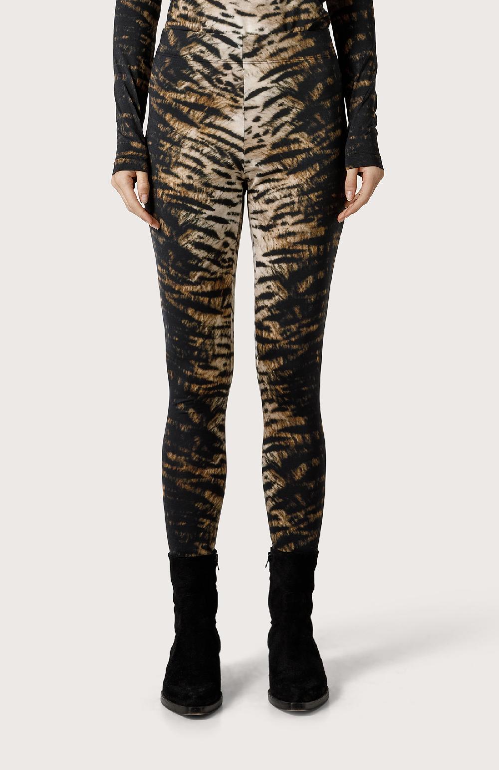 Seventy Legging in jersey animalier - Col. Neutro Ultimo giorno
