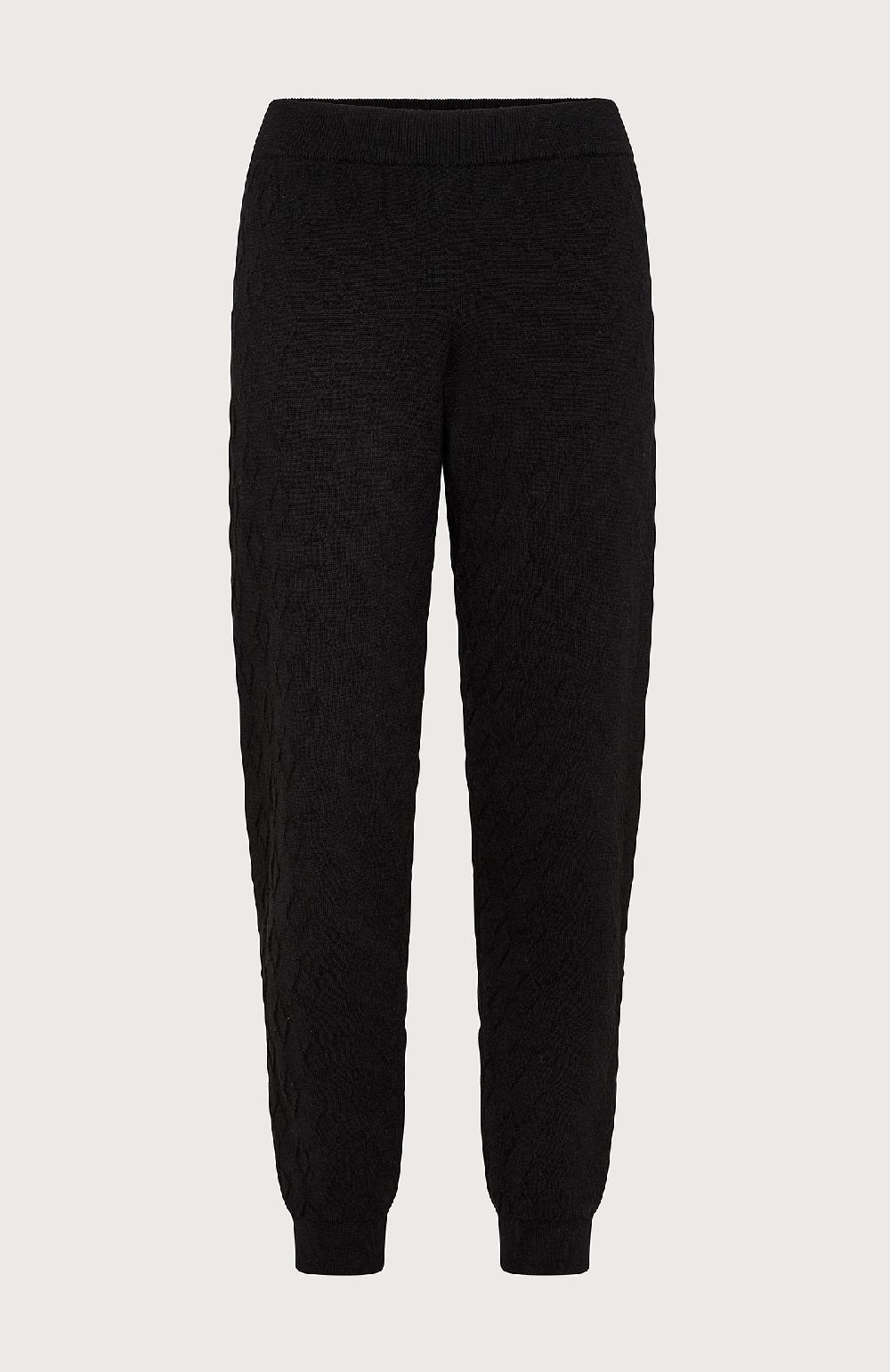Seventy Jogger in maglia jacquard - Col. Nero