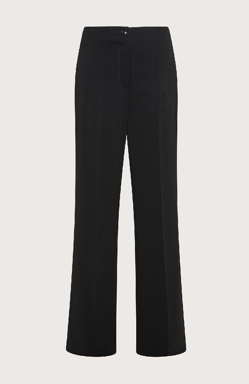 Seventy Pantalone in cady fluido - Col. Nero