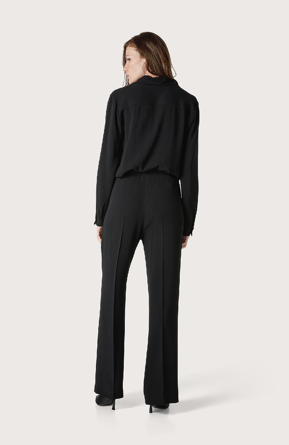 Seventy Pantalone in cady fluido - Col. Nero Super sconto