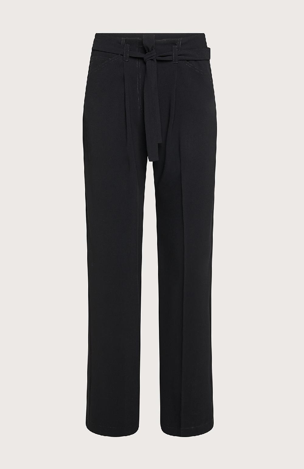 Seventy Pantalone a vita alta con cinturino - Col. Nero Esporta salva