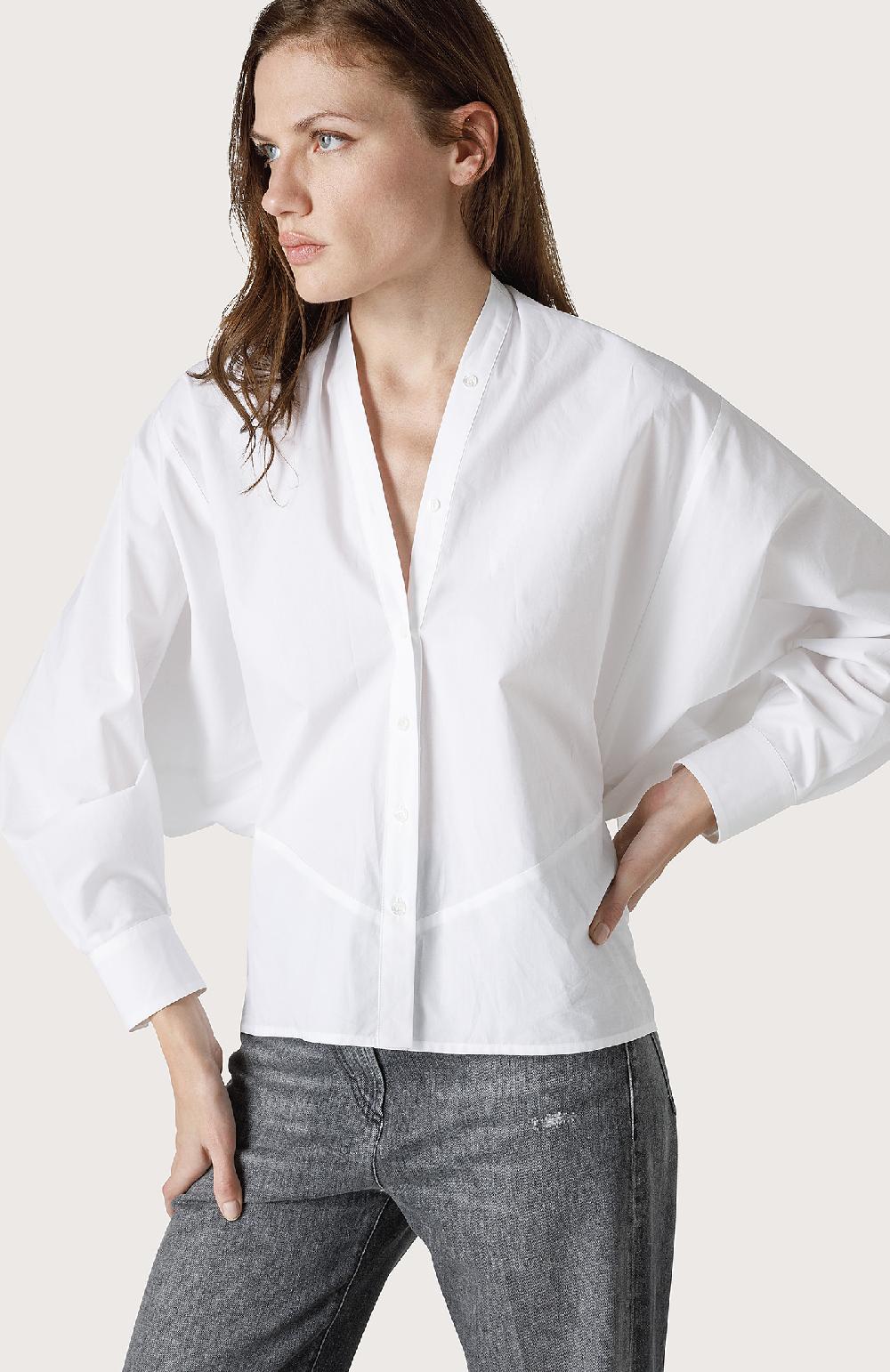 Seventy Camicia con collo a V - Col. Bianco 50% di sconto per tempo limitato