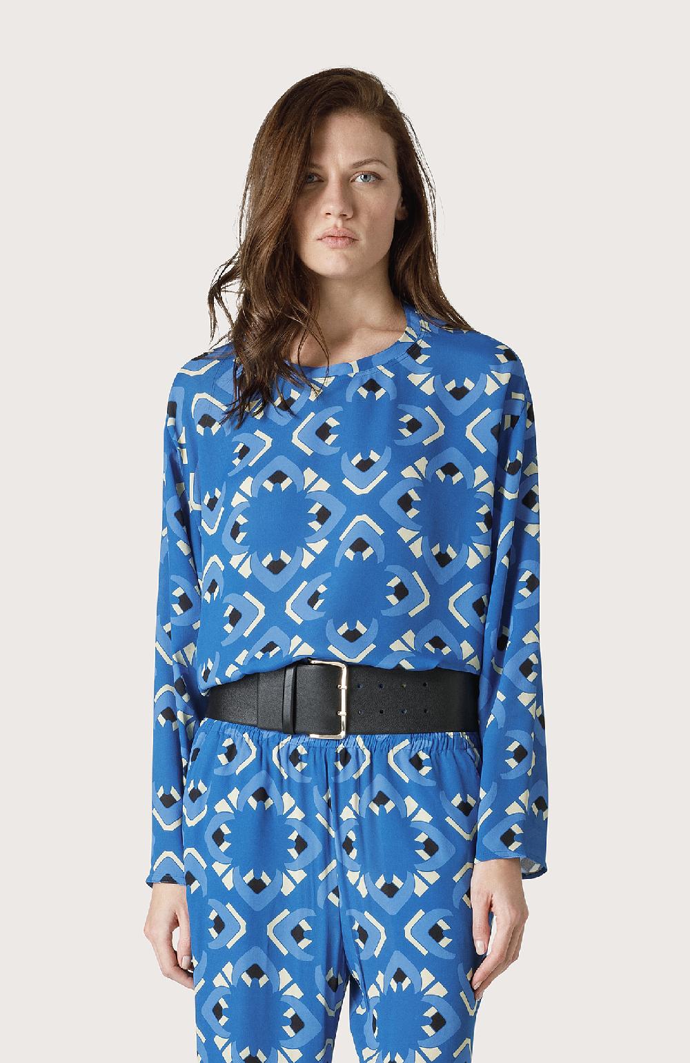 Seventy Blusa classica a girocollo - Col. Blu Shopping Online