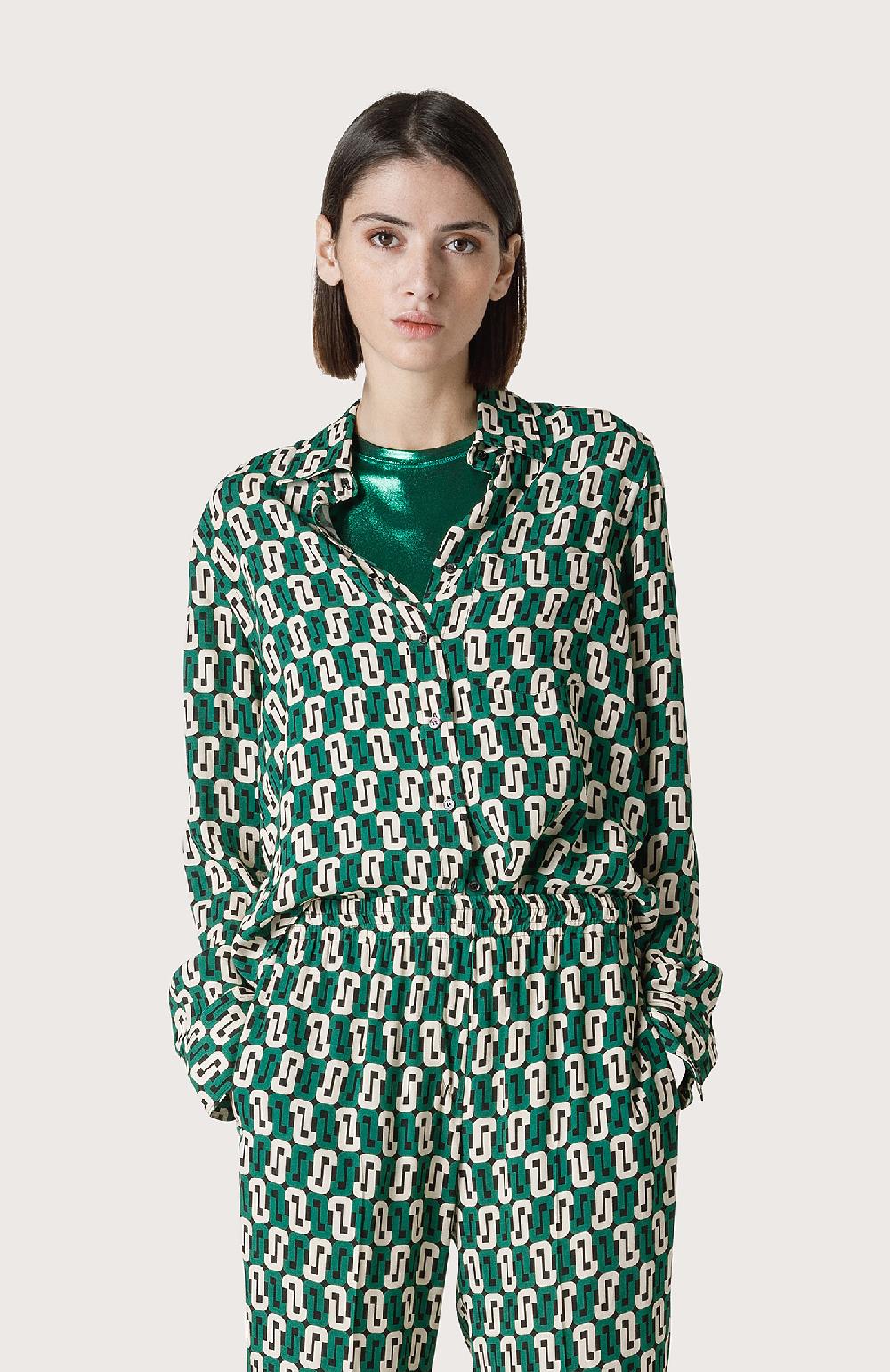 Seventy Camicia design maschile - Col. Verde Sottocosto