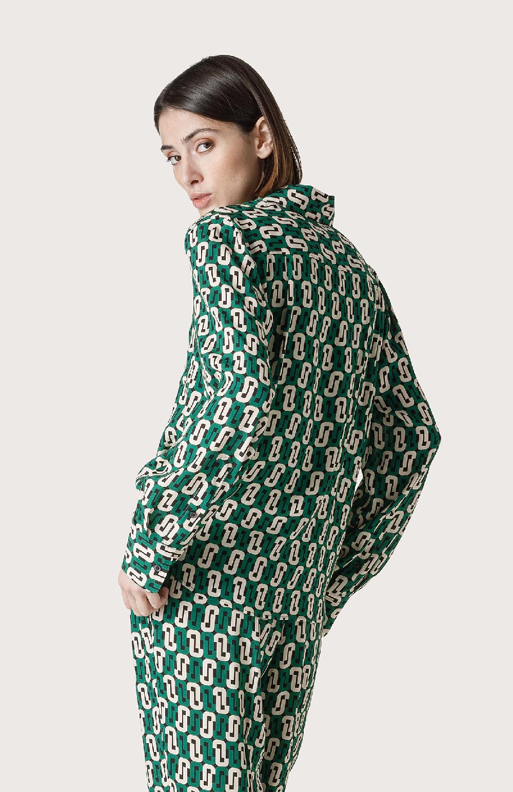 Seventy Camicia design maschile - Col. Verde Sottocosto
