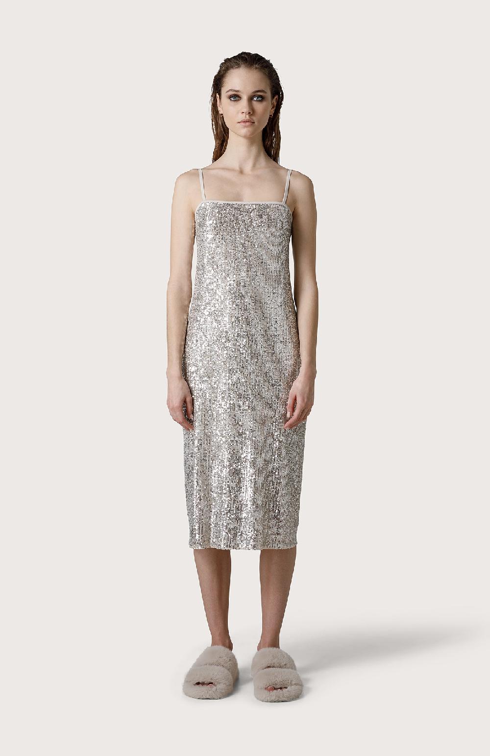 Seventy Abito in tulle con paillette - Col. Neutro Offerta speciale