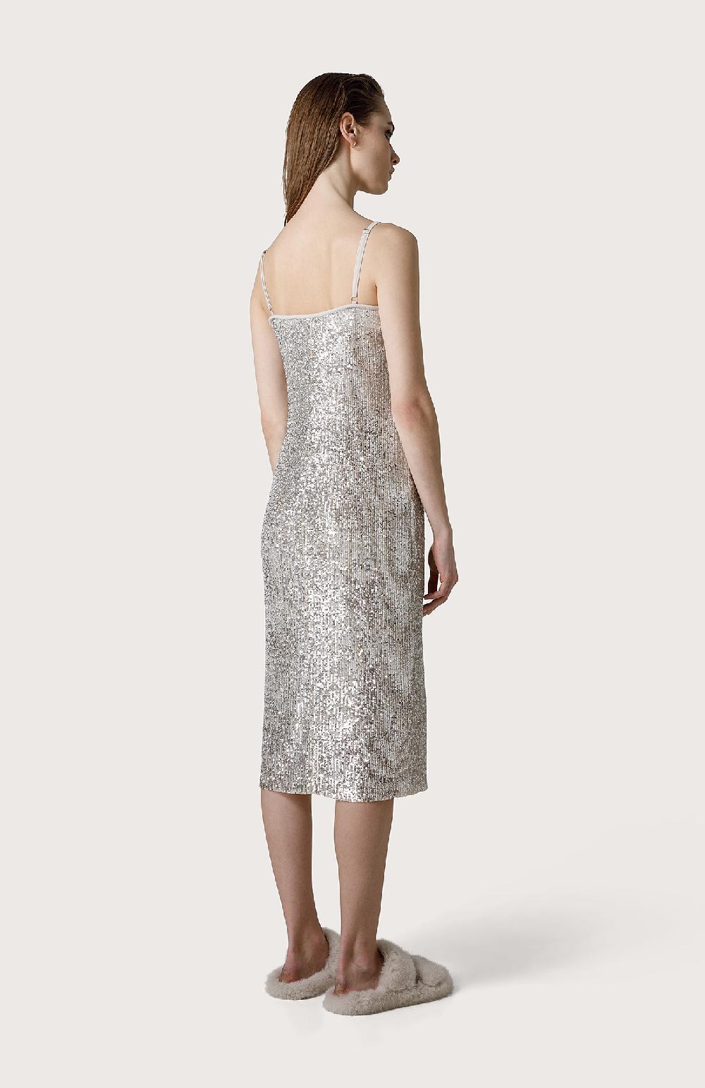 Seventy Abito in tulle con paillette - Col. Neutro Offerta speciale
