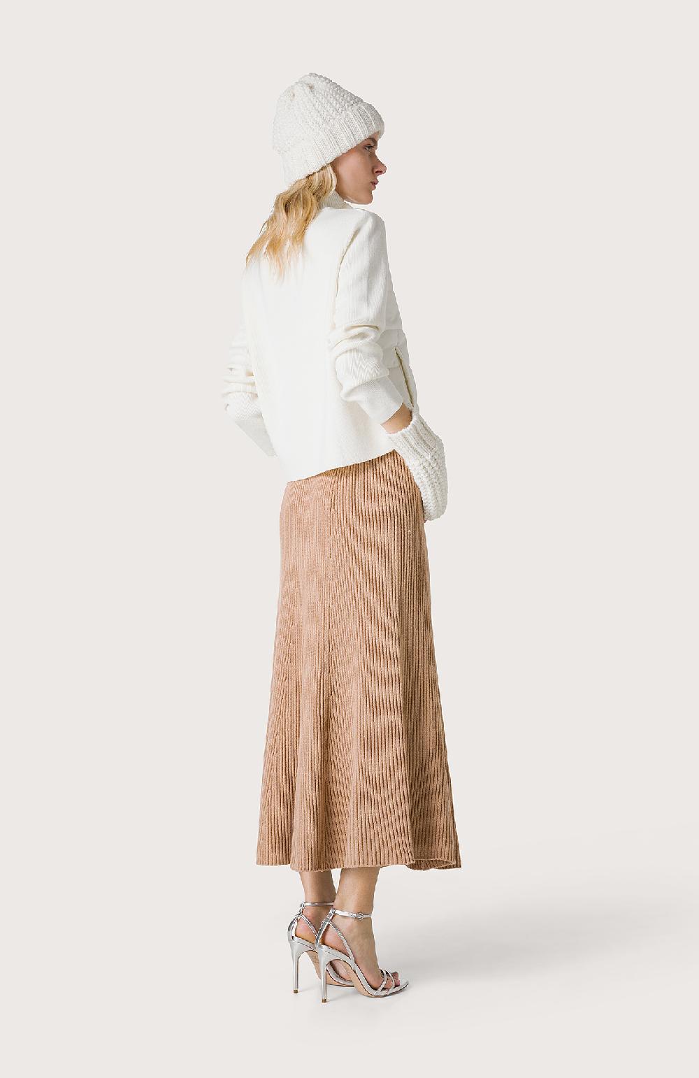 Seventy Gonna midi in maglia elasticata - Col. Neutro Offerta esclusiva