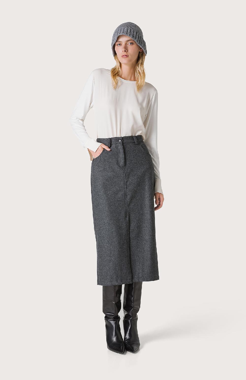 Seventy Gonna con vita stile jeans - Col. Grigio Cyber Monday
